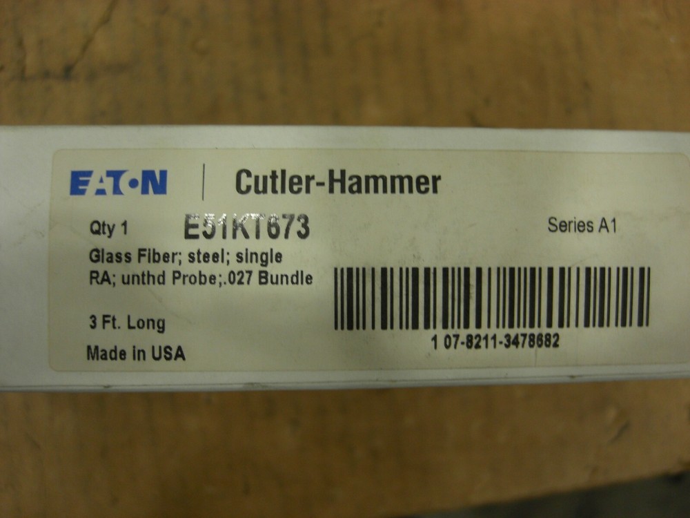 NEW Cutler-Hammer Fiber Optic Cable E51KT673