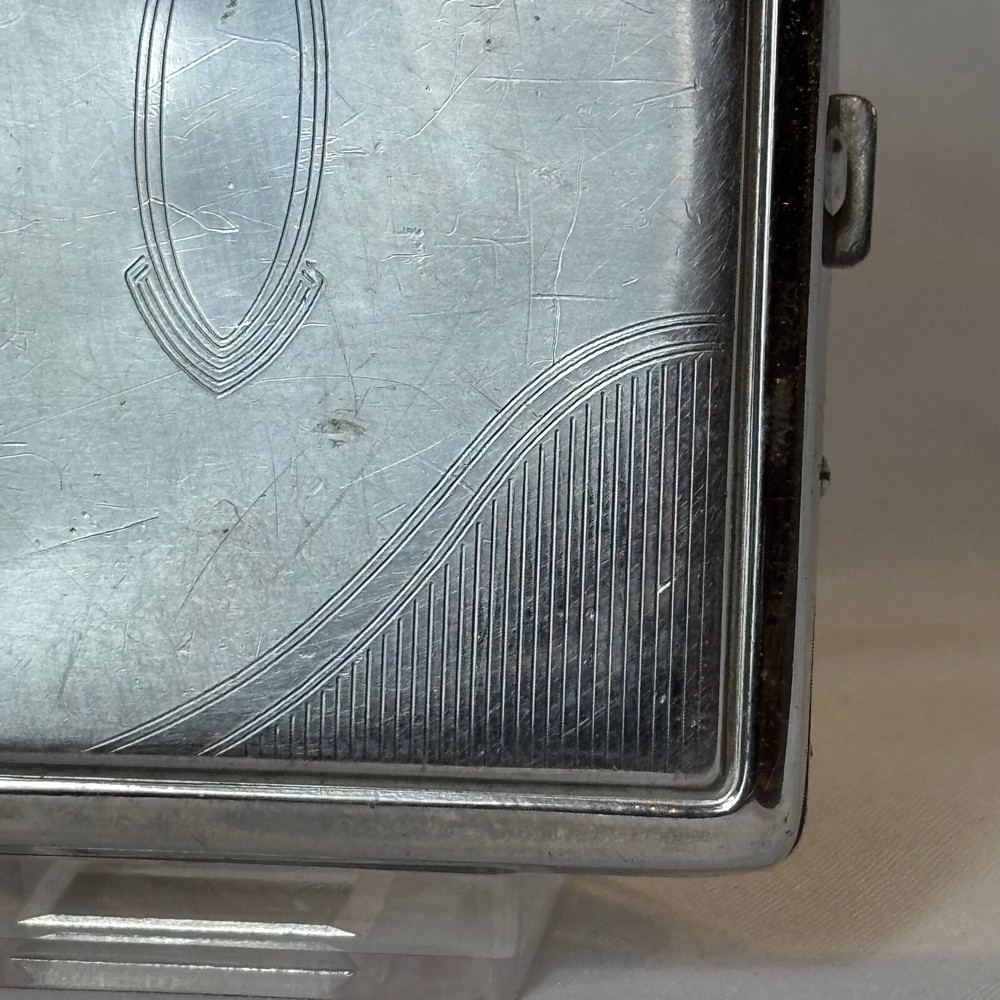 Vtg Ronson Mastercase Lighter Cigarette Case Combo