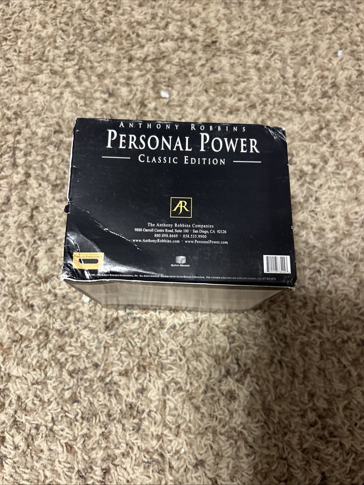 Personal Power ANTHONY ROBBINS Classic Edition Cassette Set(Read Description!)