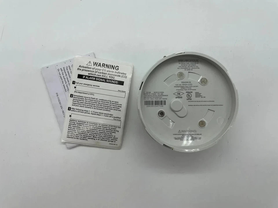 Edwards Est SIGA-COD Intelligent Carbon Monoxide Detector