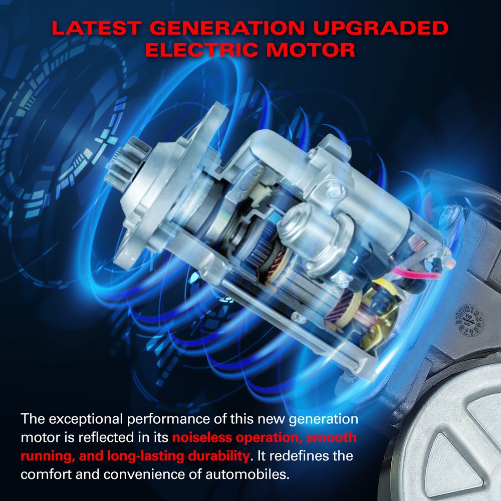 Front Left Driver Side Power Window Regulator w/ Motor for Chevy Silverado GMC