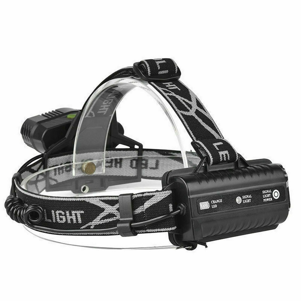 5X COB LED Headlamp USB Rechargeable Headlight 8 Modes Head Torch