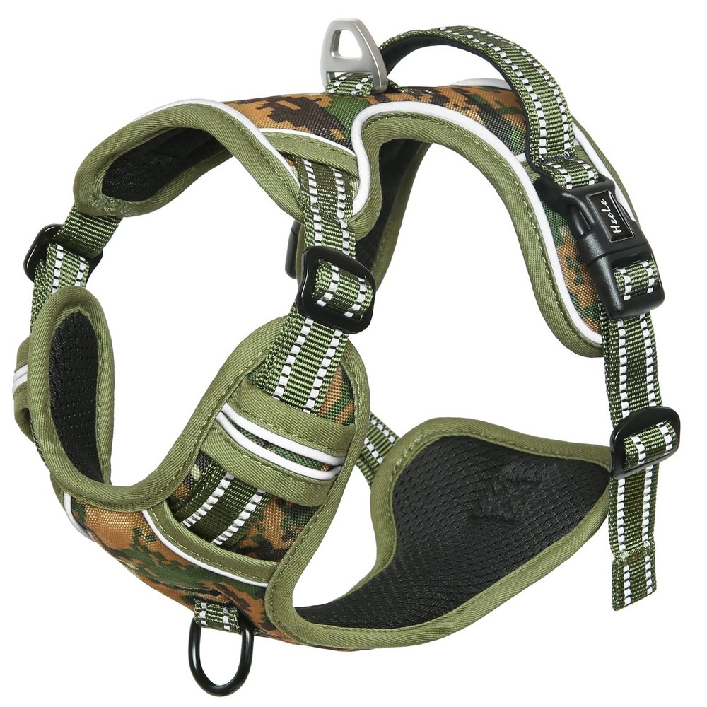 Dog Harness, No Pull Adjustable Padded Reflective Harness for Small Medium La...