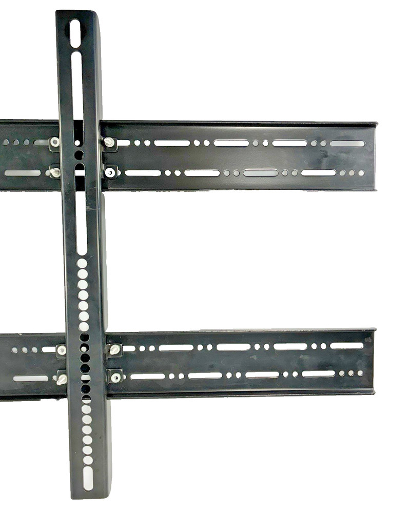 Universal Flat Panel Interface 65" TV Tall Bracket Black 37”x21.5”