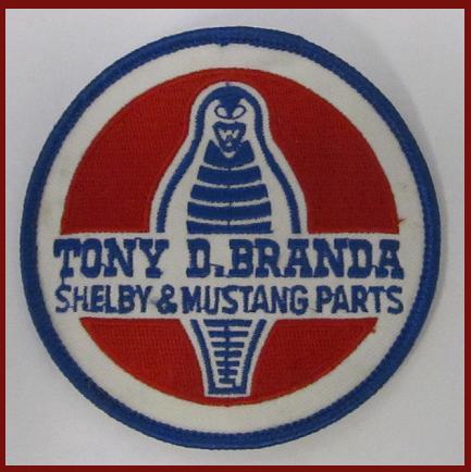 Branda Performance Shelby & Mustang Parts Patch