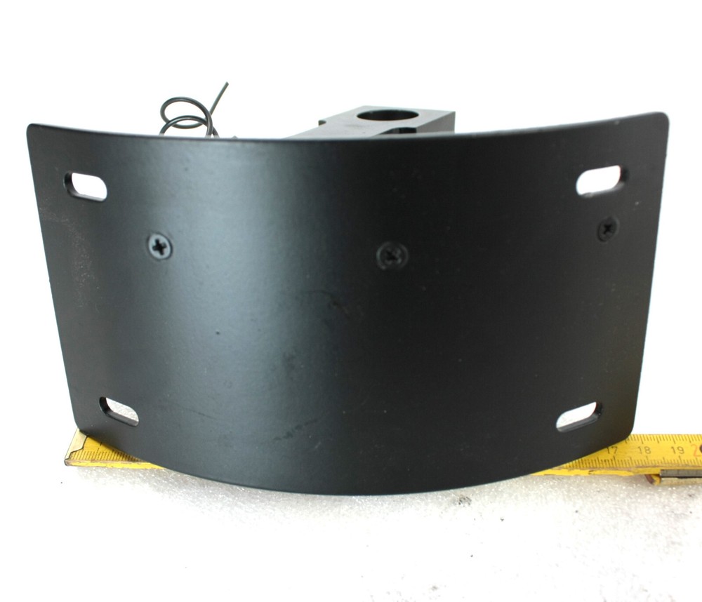 License plate holder (side) "curved" milled from solid incl. lighting...