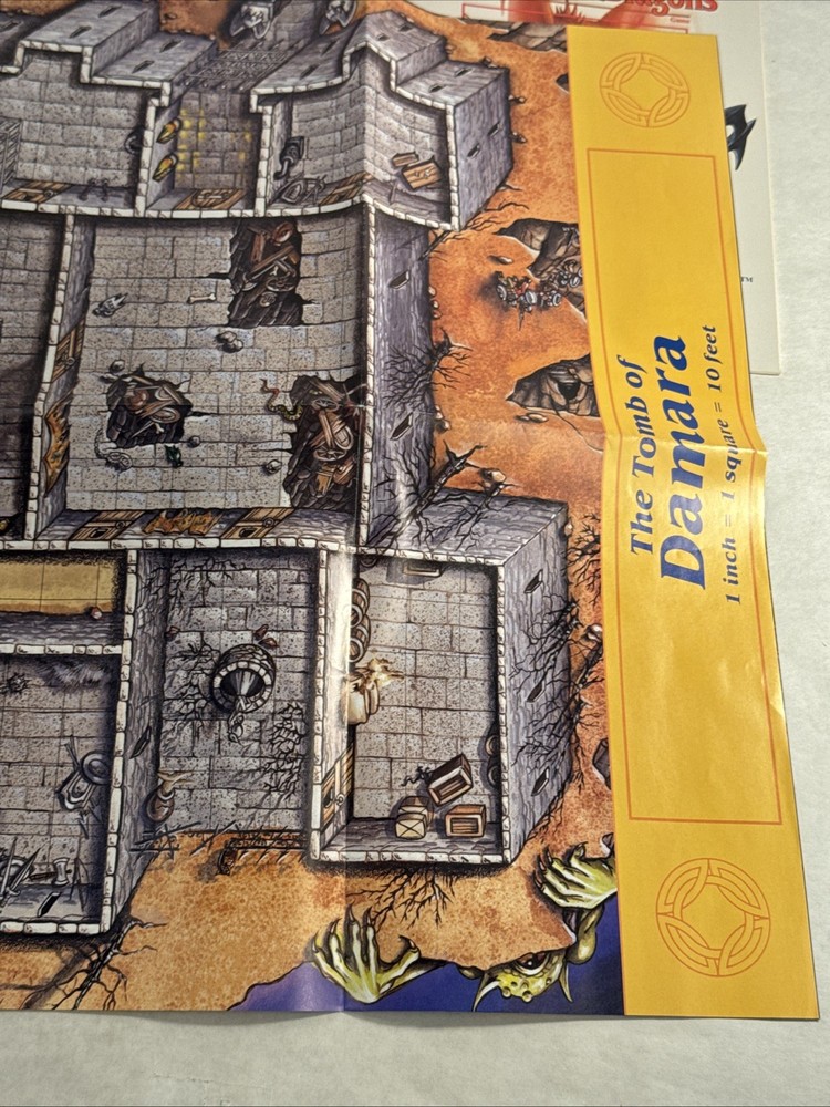 Introduction to Advanced Dungeons & Dragons TSR 1134 Incomplete