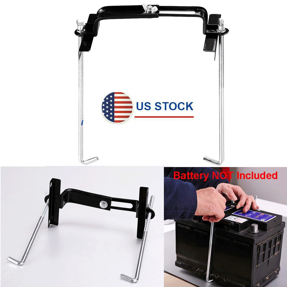 Adjustable Car Storage Battery Hold Down Bracket Holder Stabilizer Crossbar 19cm