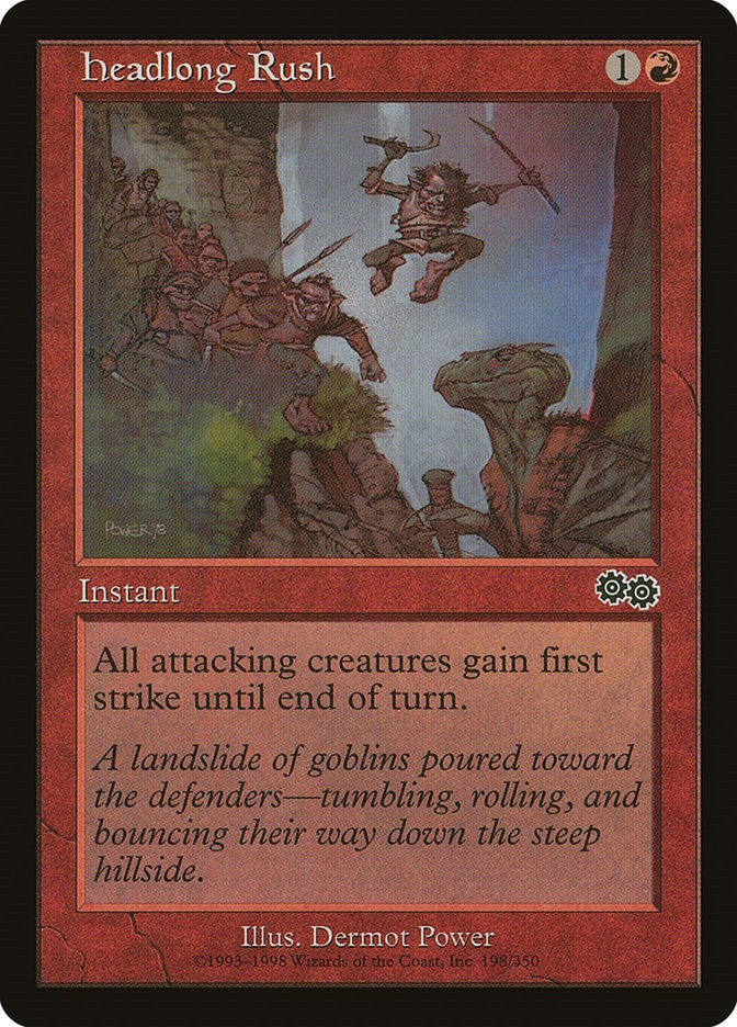 Headlong Rush Urza's Saga 198 MTG MP