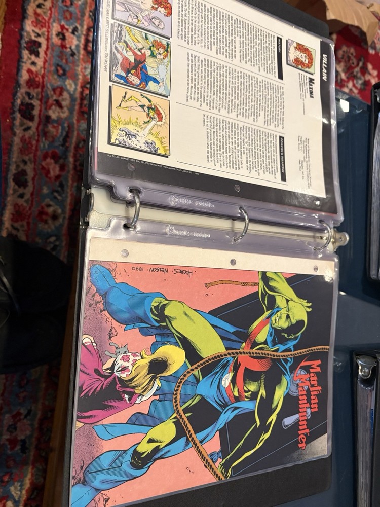 Comic Book Bio Binders