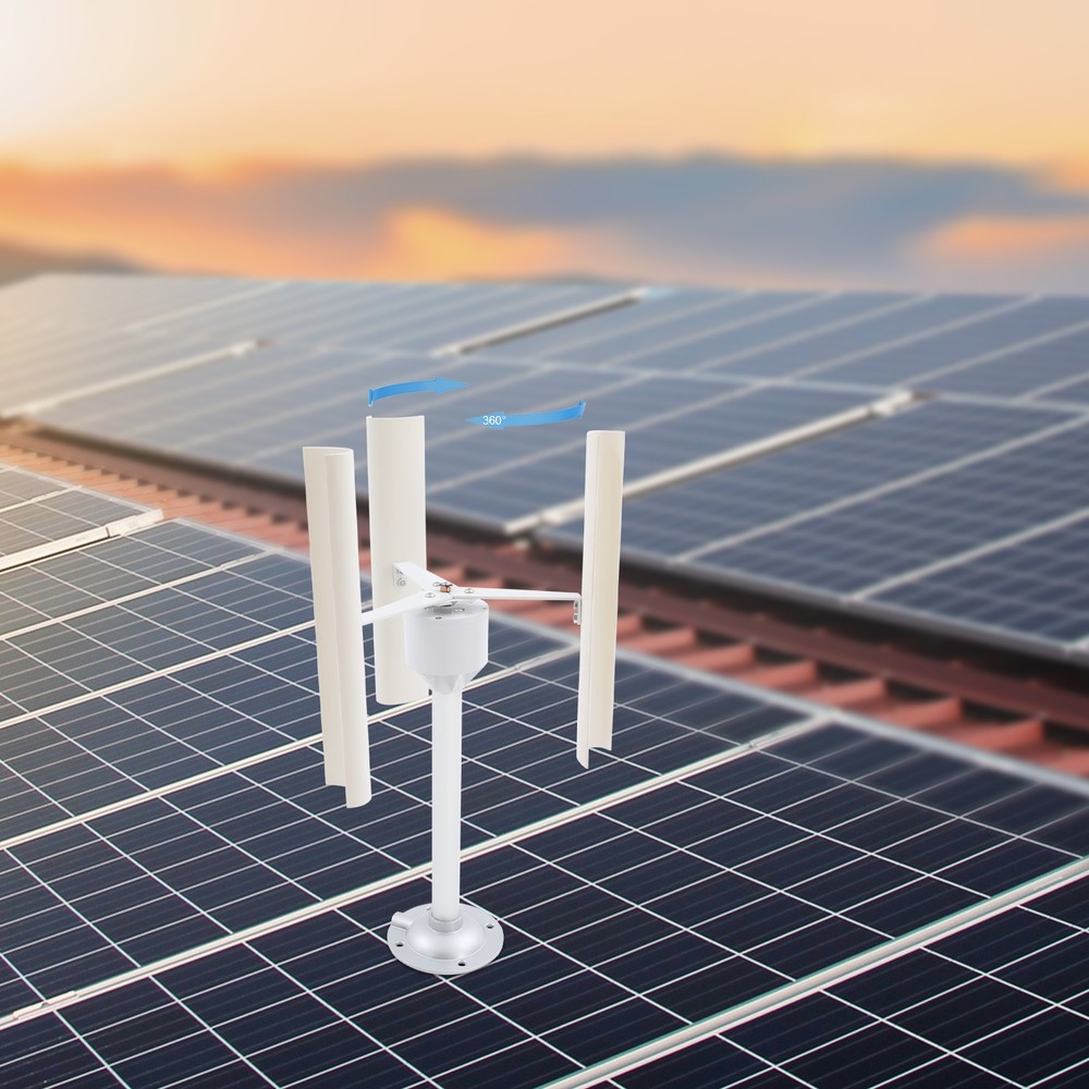 3-Phase Permanent Magnet Generator Vertical Axis Wind Turbine Teach Model US