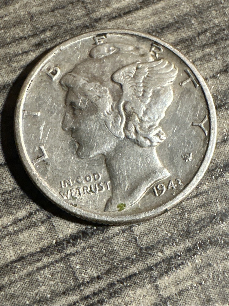 1943 Mercury Silver Dime *90% Silver*Nice Example*