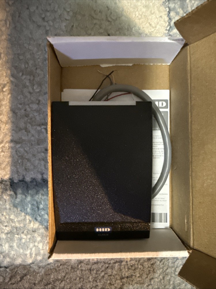 HID iCLASS SE R40 Wall Switch Reader 920NTPNEK000FA w/RS485 Module New Open Box