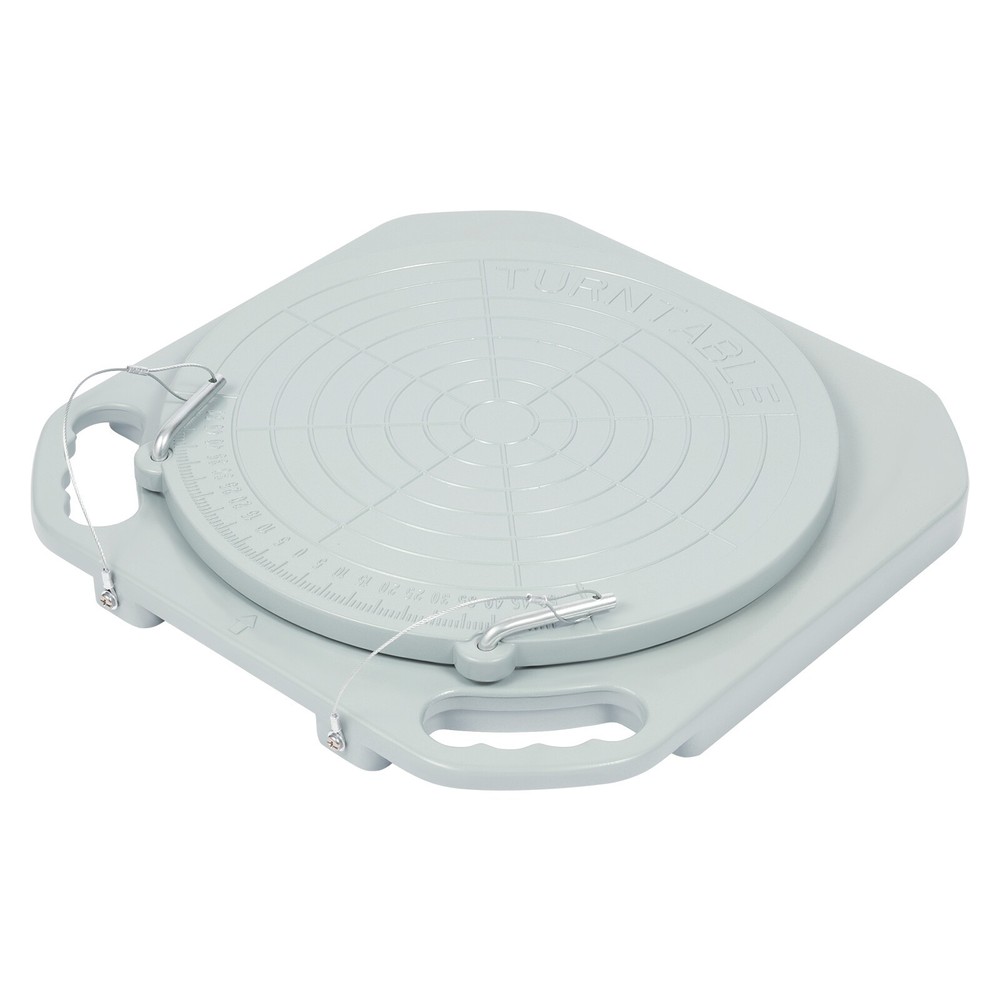2pcs 3Ton Front End Wheel Alignment Turntable Plate 360° Rotating Plate Table