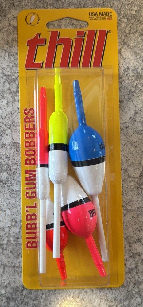 Thill Bubb’l Gum Slip Float Assortment 5 Pcs/pk