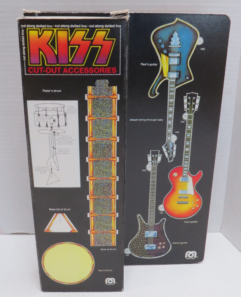 KISS PAUL STANLEY MEGO DOLL & REPRODUCTION BOX AUCOIN 1977