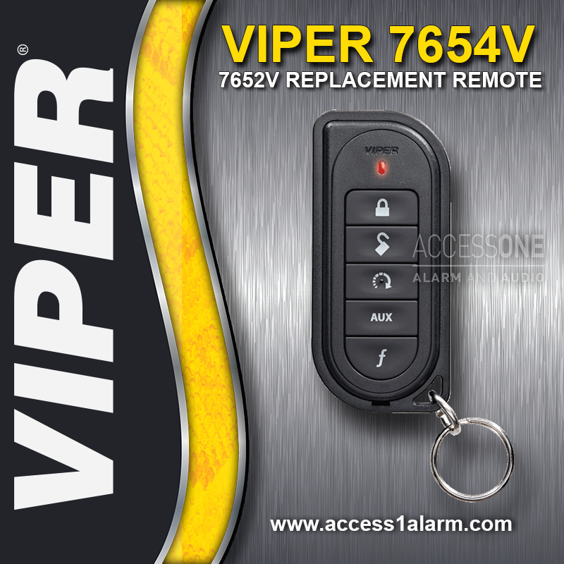 Viper 7652V 1-Way 5-Button Replacement Remote Control Transmitter 7654V 5704V