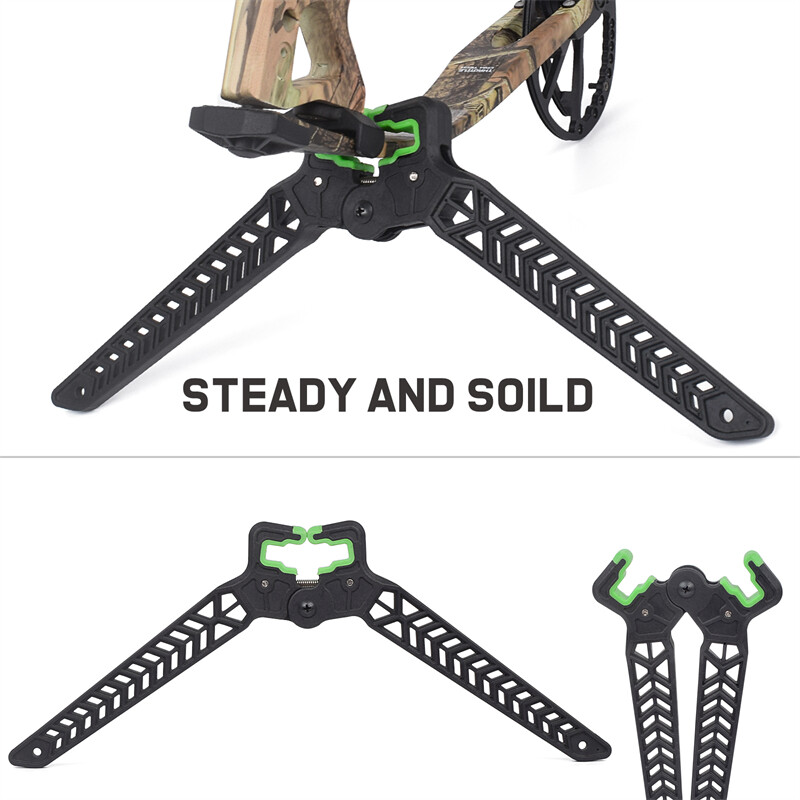 Sturdy Bow Stand for Compound Bows, Universal Lightweight Kickstand Long