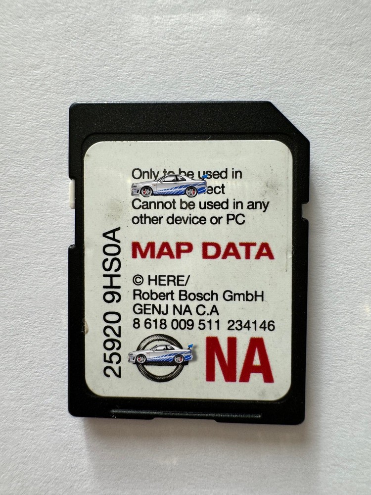 2014 2016 Navigation SD MemoryCARD  25920 - 9HS0A