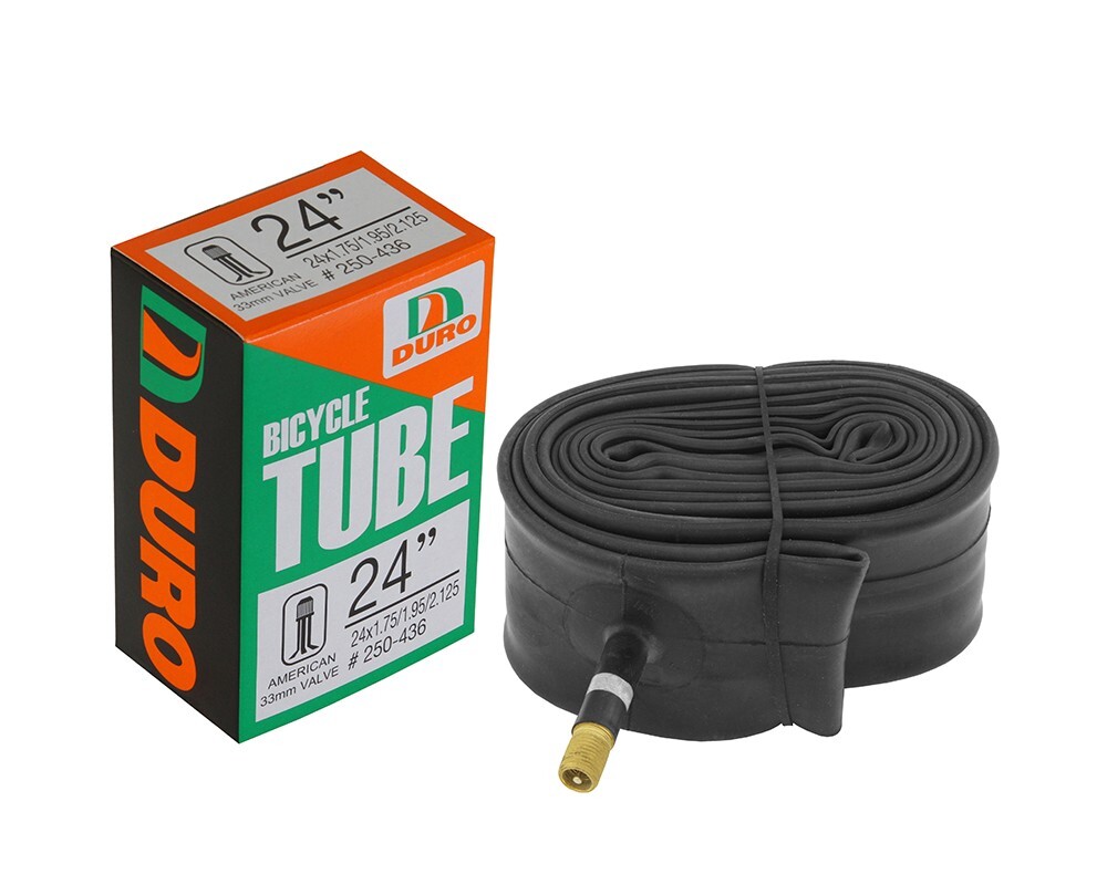 Universal Bike Bicycle Tube 24" x 1.75"/1.95/2.125" Regular 33mm Schrader Valve