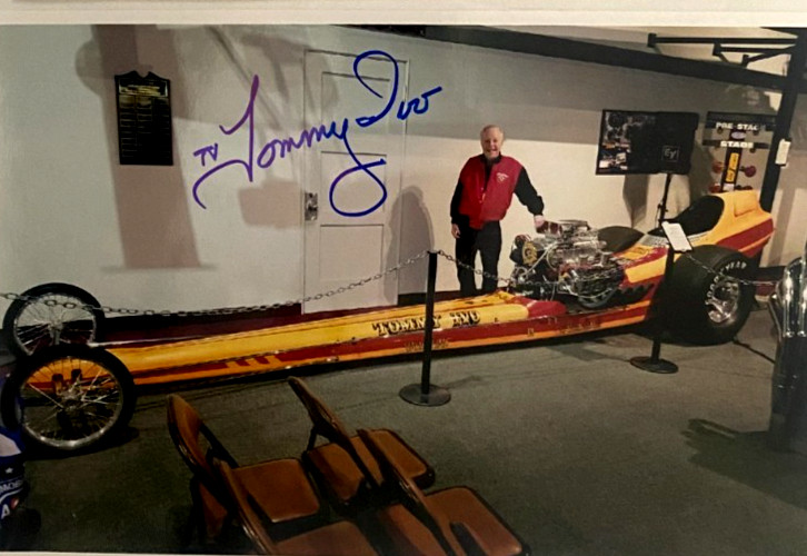 TV TOMMY IVO  AA/FD  SIGNED NHRA AHRA  F/C T/F RARE VTG PHOTO