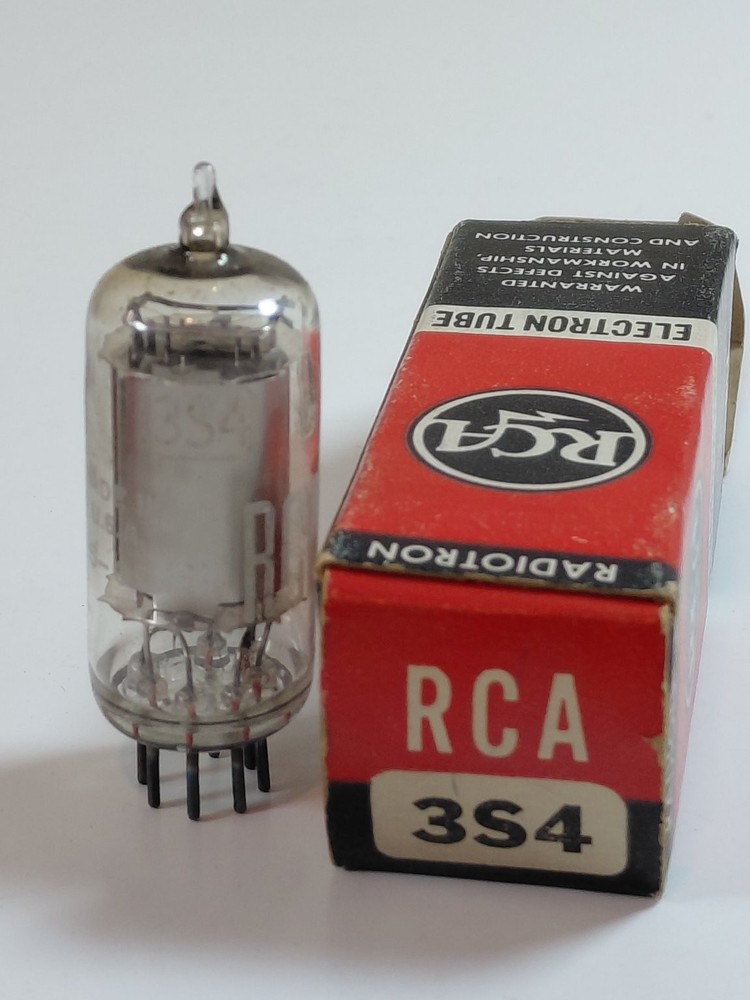 RCA 3S4 Electron Tube Vacuum Radio Tube NOS Original Box