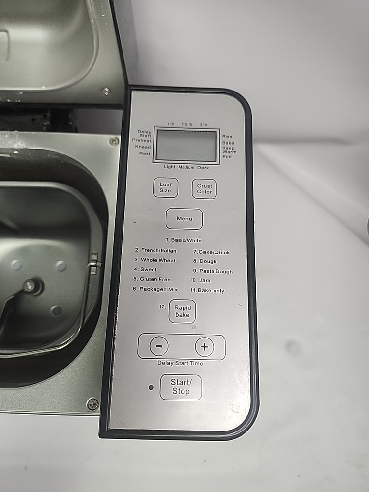 Cuisinart Automatic Bread Maker CBK-200 Compact Stainless Steel 2lb Programmable