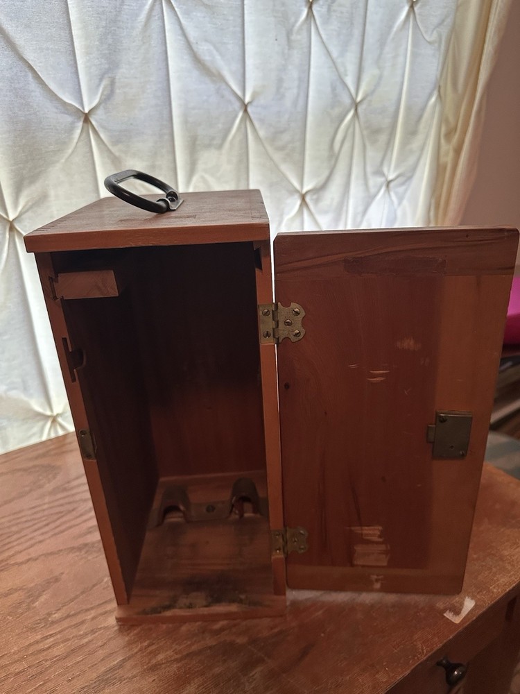 Vintage Empty Bausch & Lomb Microscope Wooden Box