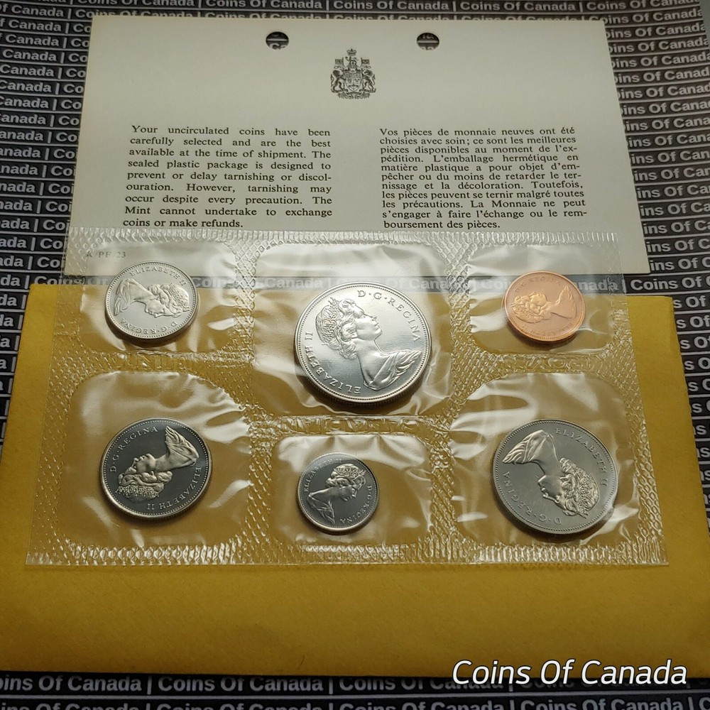 1970 Canada Prooflike 6 Coin Original Set Multiple Sets Available #coinsofcanada