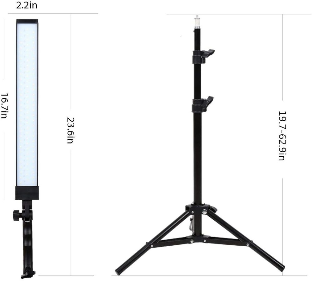 180 LED Light Photography Studio LED Lighting Kit Adjustable Light