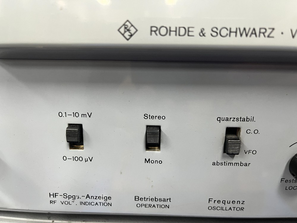 Rohde & Schwarz BN 1508/2 with MSDC Stereo Decoder