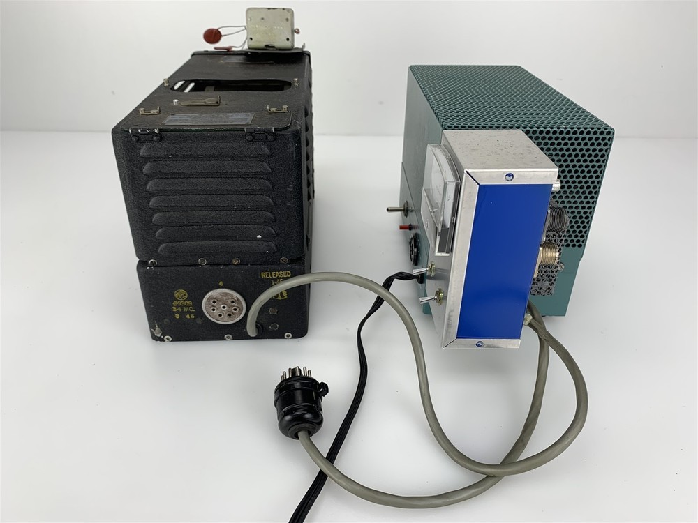 Heathkit PS-23 Power Supply with ARC Aircraft Radio Corp T-21/ARC-5 Transmitter