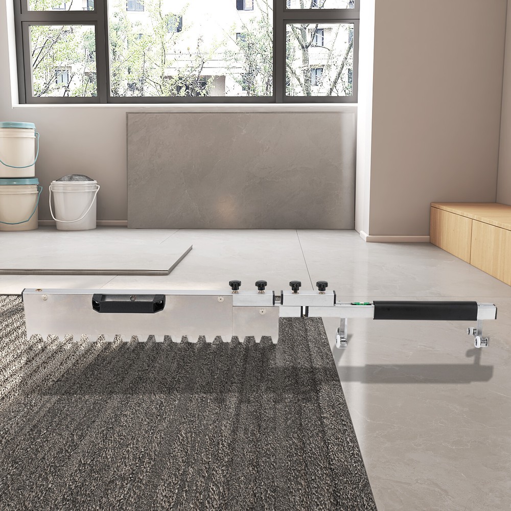 Tile Tools 800mm Large Tile Trowel Square Notch Trowel Wall Tile Leveling Tool