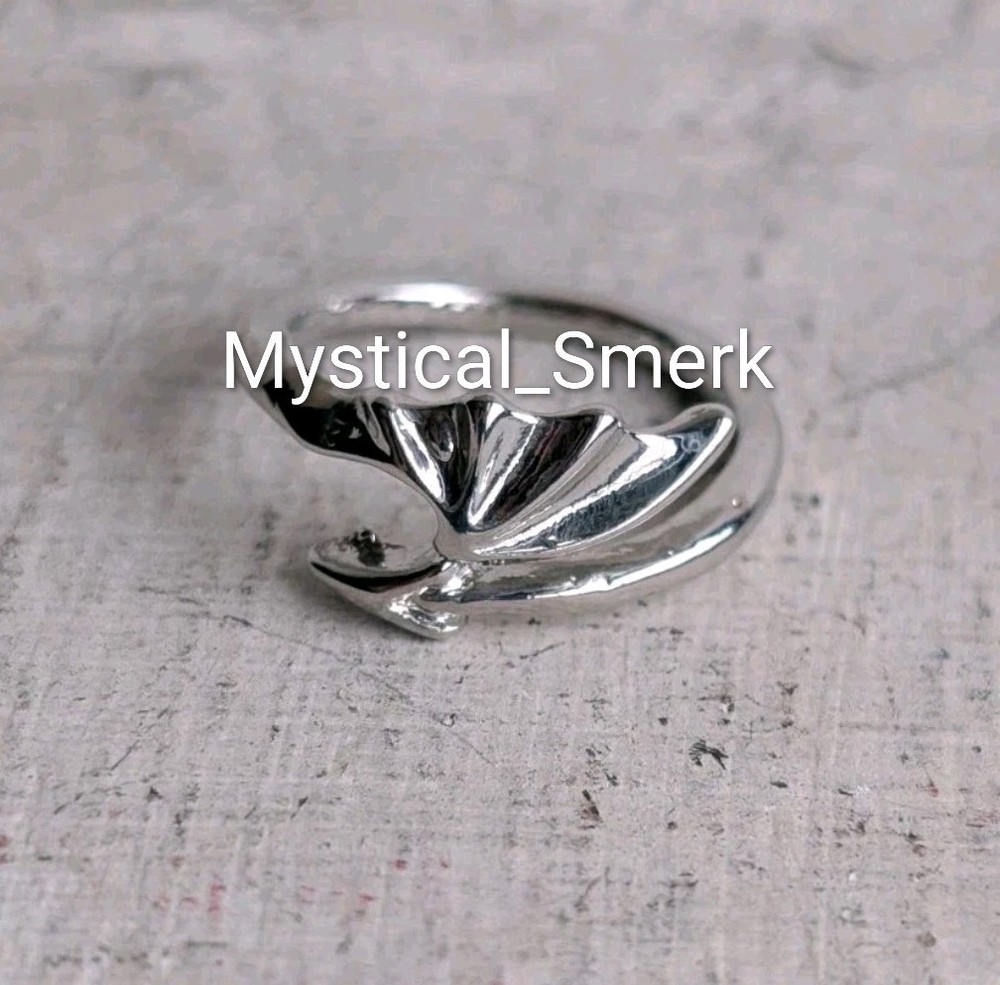 Haunted Doll Active Spirit Negative Demon Cursed Witch Devils Tail Silver Ring L