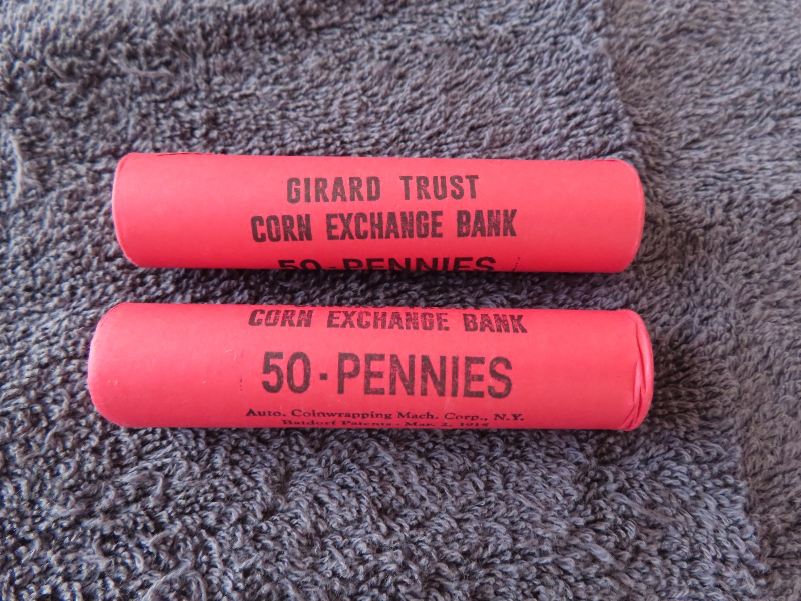 1963 **Original Bank Wrapped ** Uncirculated Lincoln Cent Roll - OBW Penny's