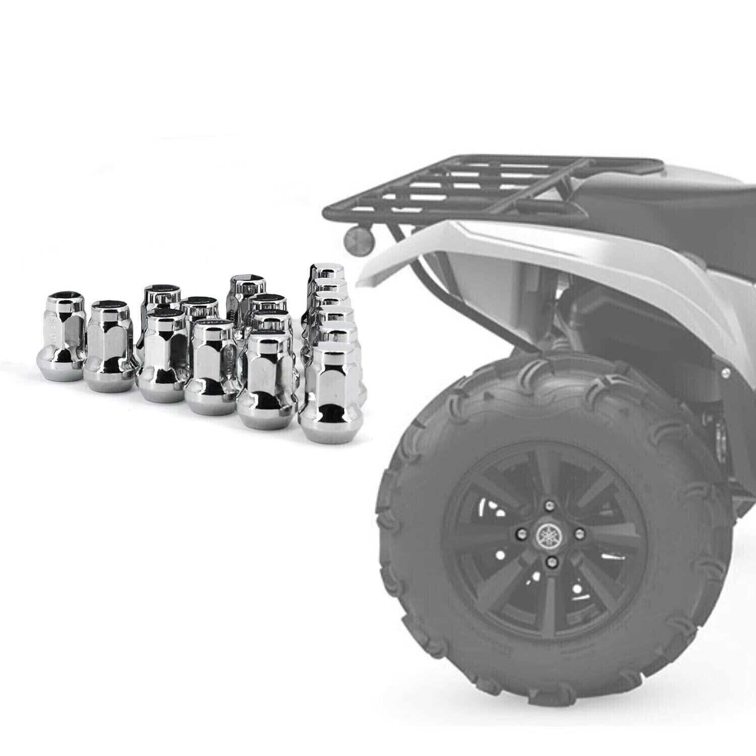 16 Lug Nuts 2010–2022 Polaris RANGER EV Wheel Rim Tapered Nut Black