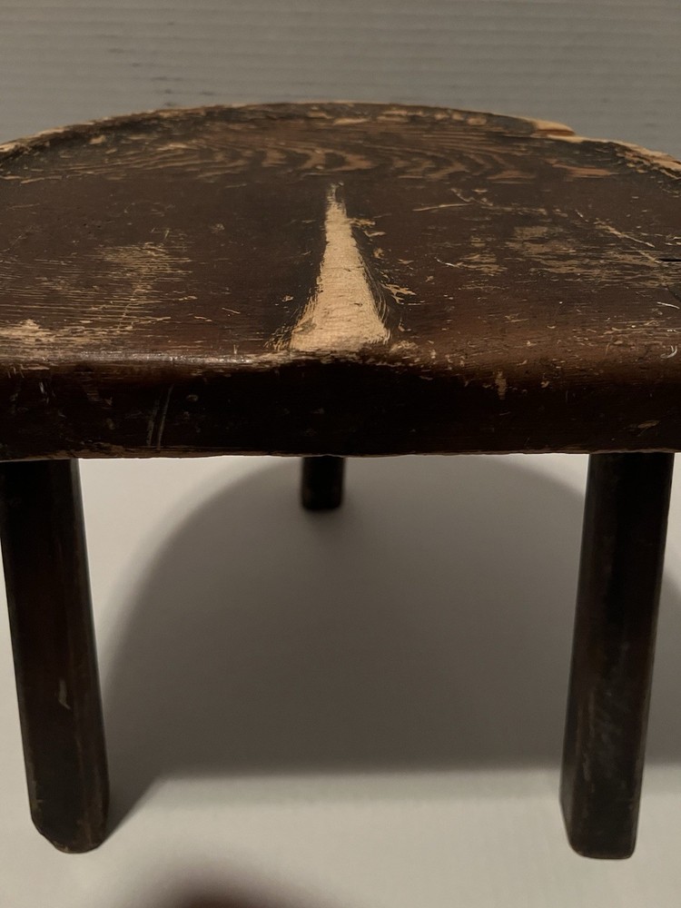 Antique Three Legged Tripod Milking Stool