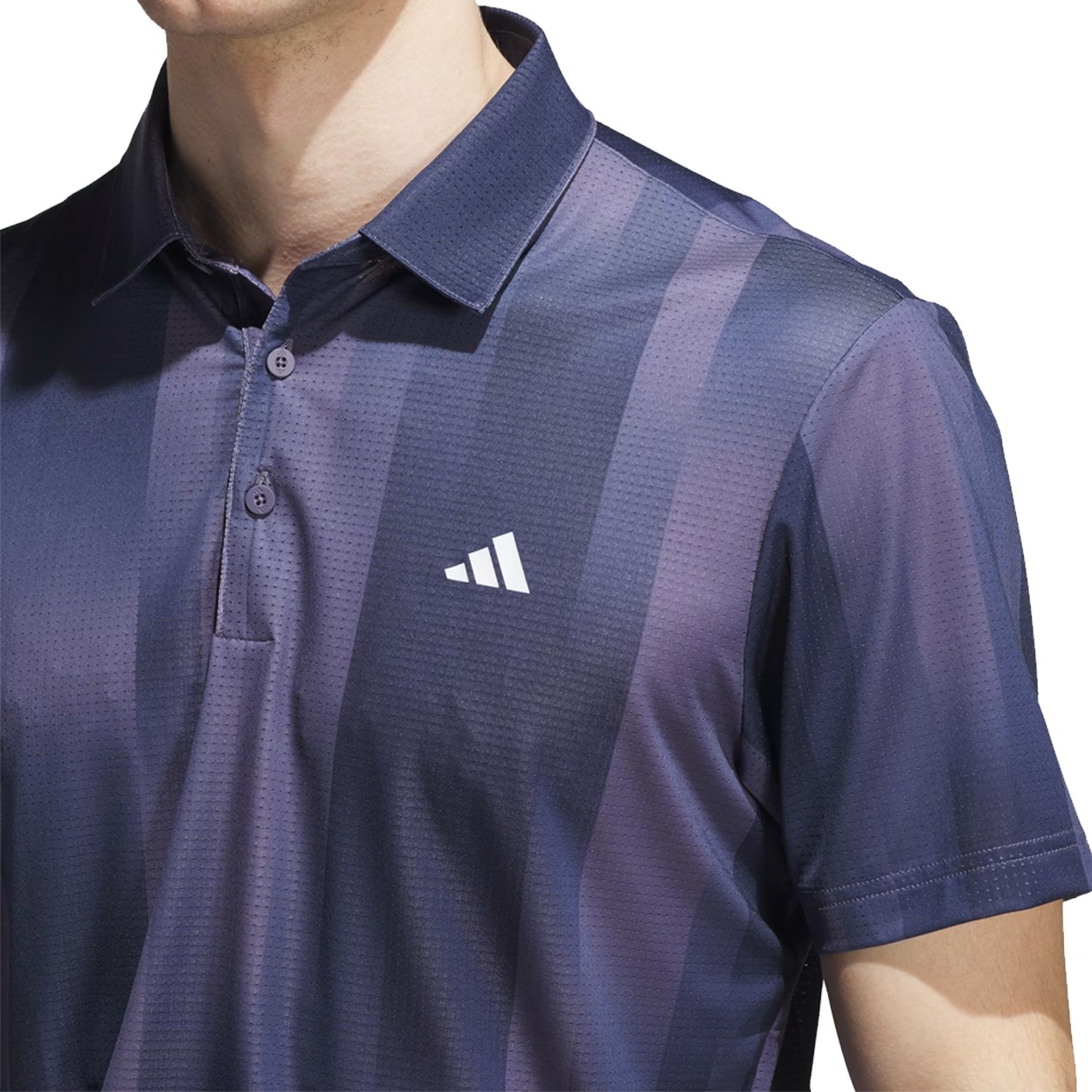 Adidas Golf Men’s Ult365 Mesh Radiant Print Polo Shirt Performance Breathable