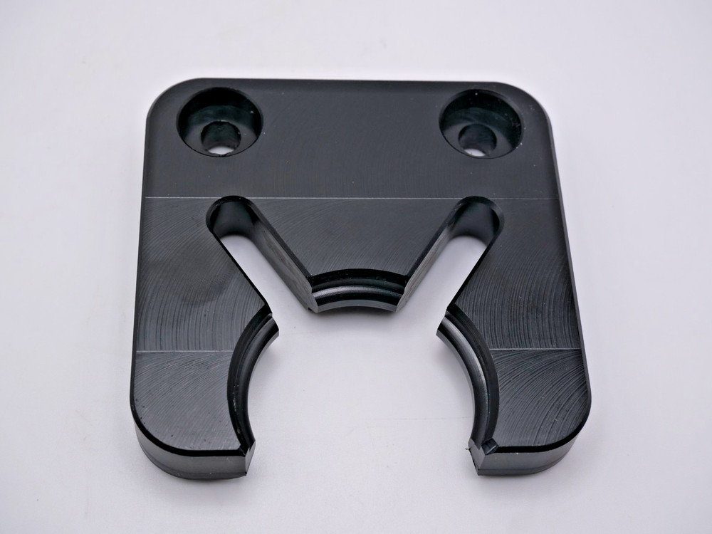 Custom Tool Clip –W/ Plastic Face Mount – CNC Tool Holder Support Bracket
