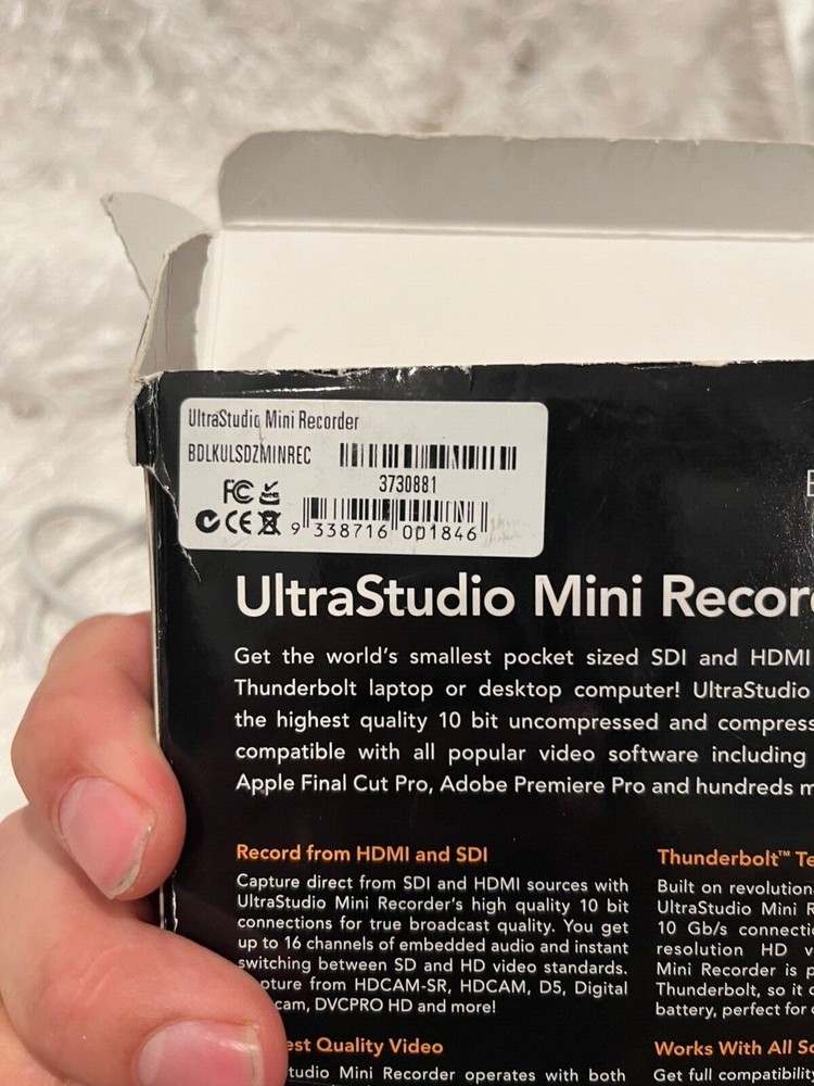 Blackmagic Design UltraStudio Mini Recorder - Thunderbolt