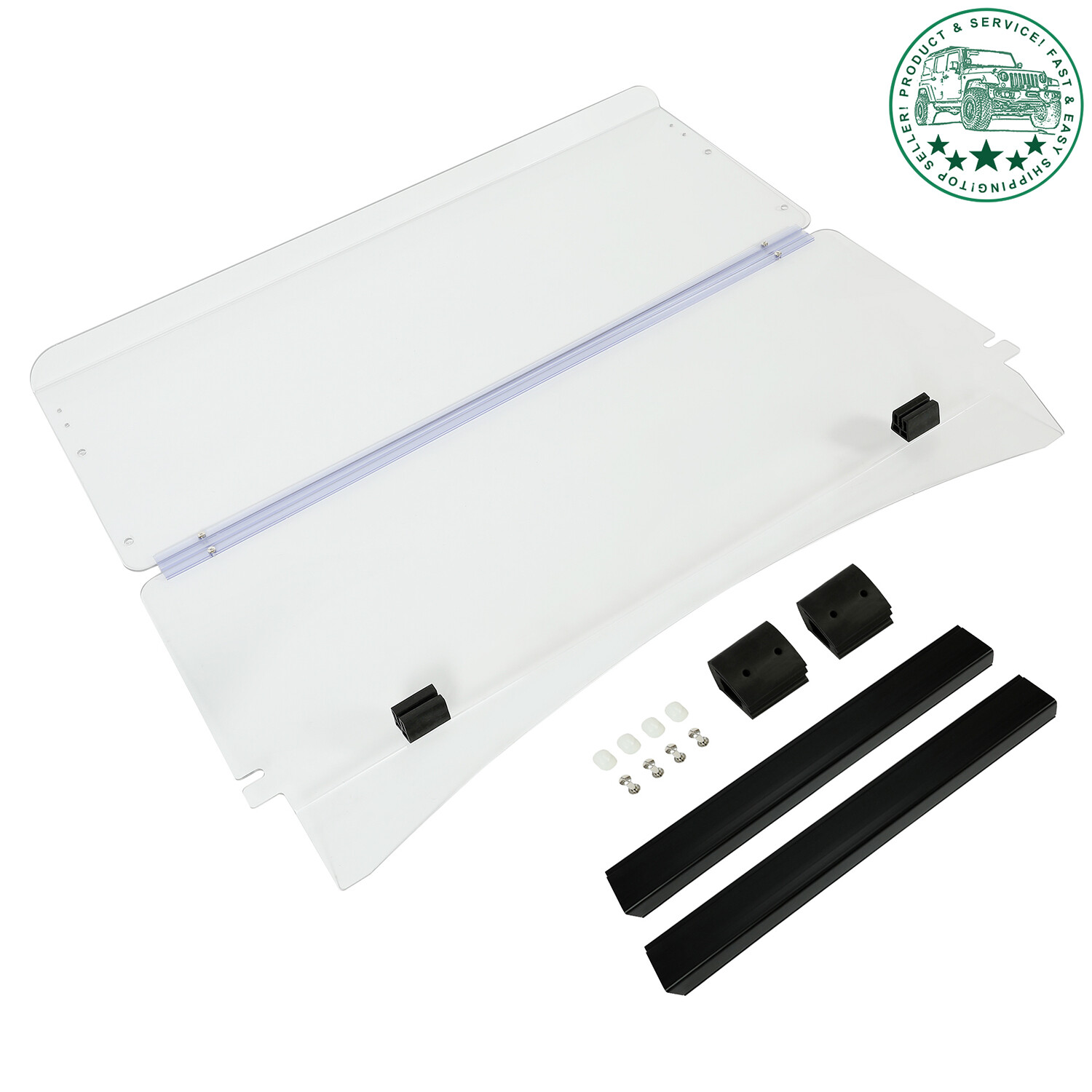 For EZGO TXT Clear Windshield For 2014- UP *New In Box Golf Cart Part*