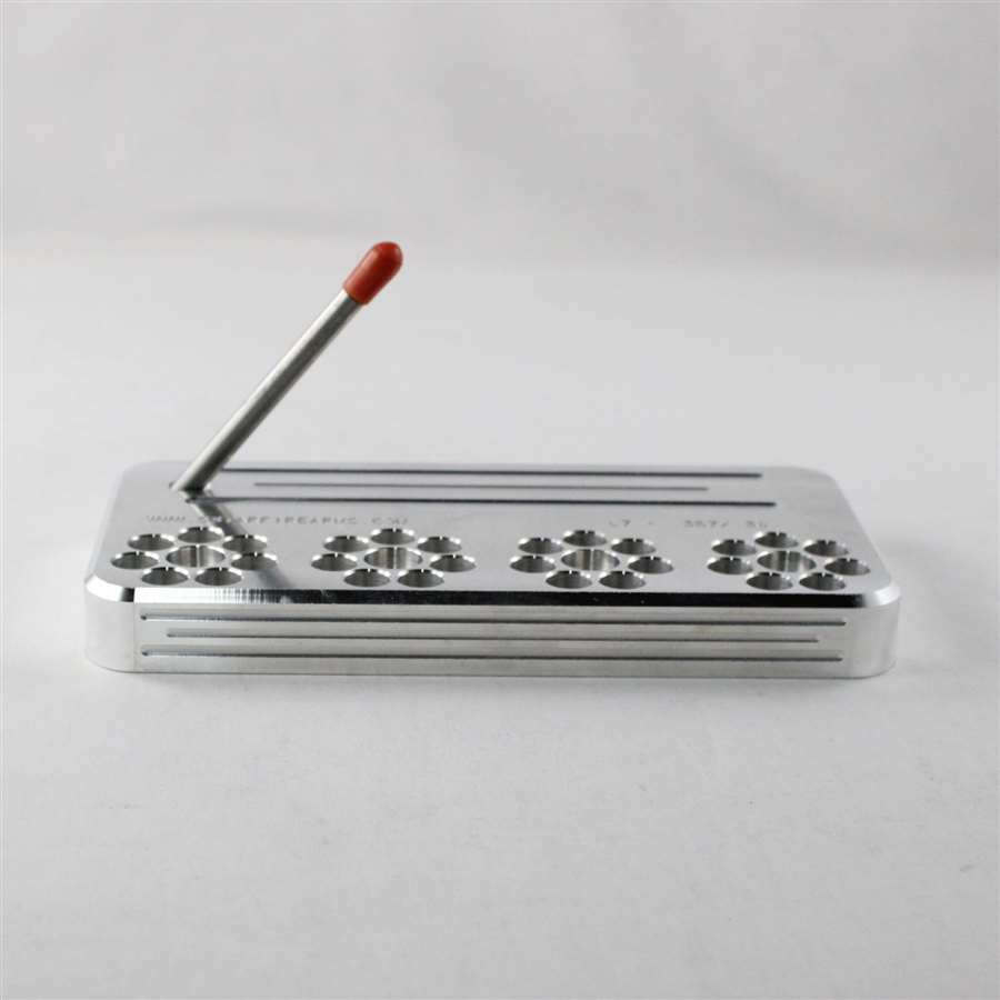 L7-357/38 Range Stand, 7-shot .357/.38 cal., solid 3/4" aluminum; FREE SHIPPING