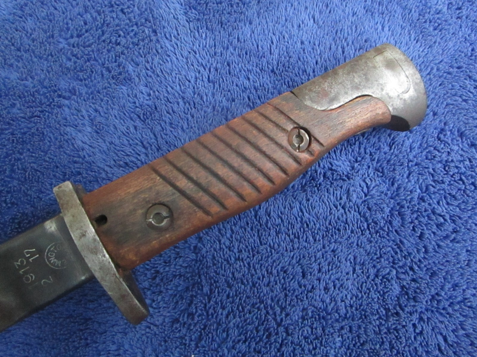 RARE ORIGINAL US M1913 REMINGTON BAYONET AND SCABBARD MAUSER RIFLE CONVERSION