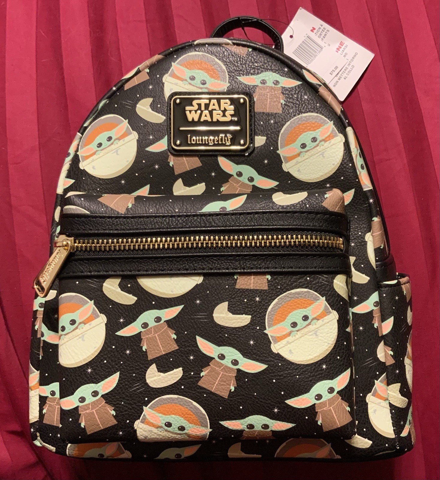 Disney Parks Loungefly Grogu Baby Yoda STAR WARS Mandalorian Mini Backpack 🔥