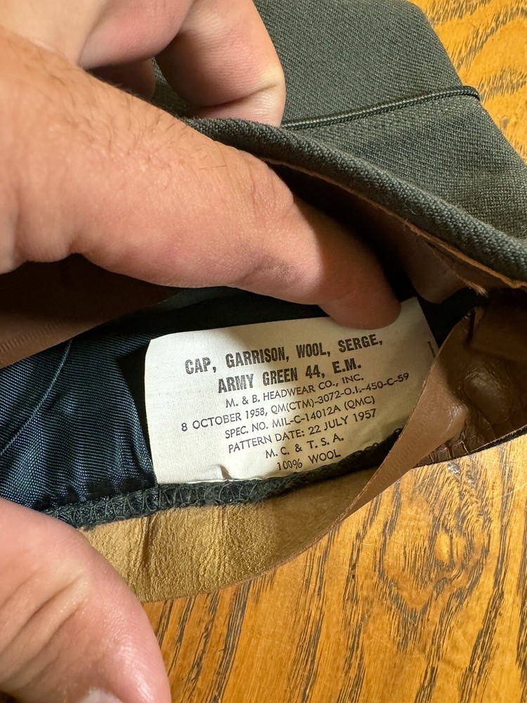 1958 Army Hat