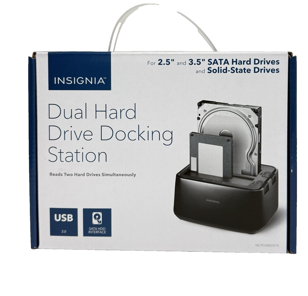 Insignia 2-Bay HDD Docking Station NS-PCHDEDS19