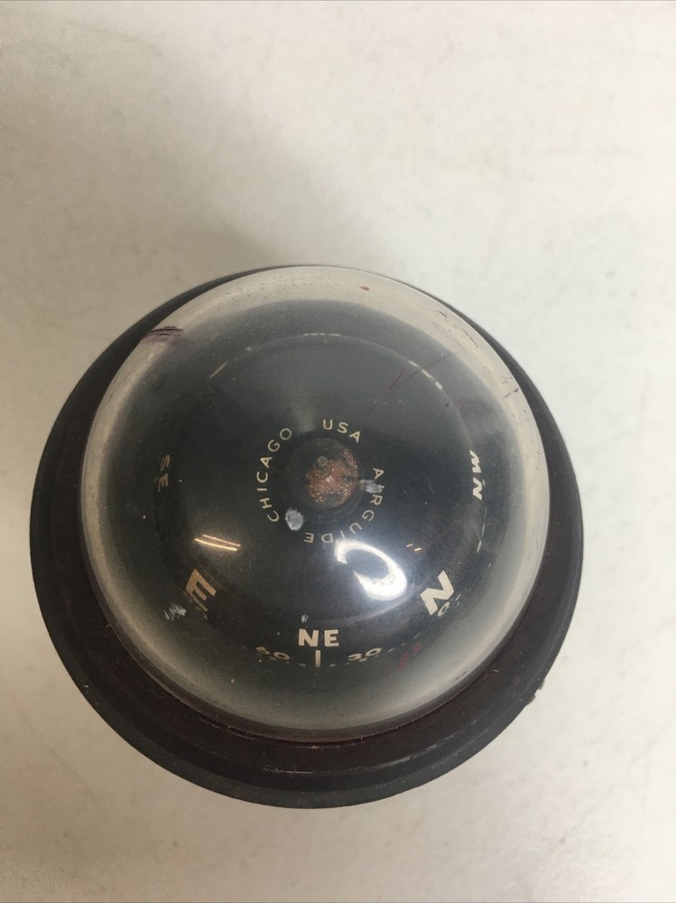Vintage Airguide Compass Chicago USA