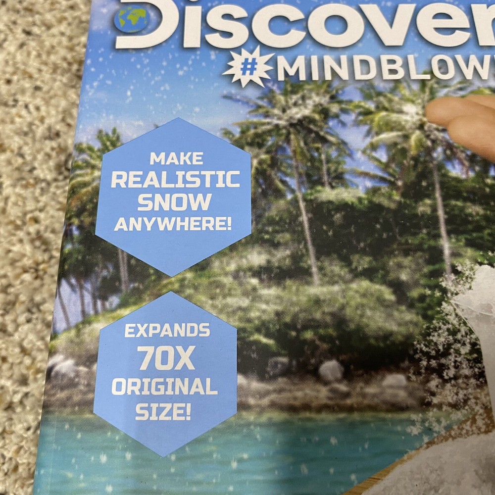 Discovery mindblown build a blizzard experiment kit stem snow science Weather