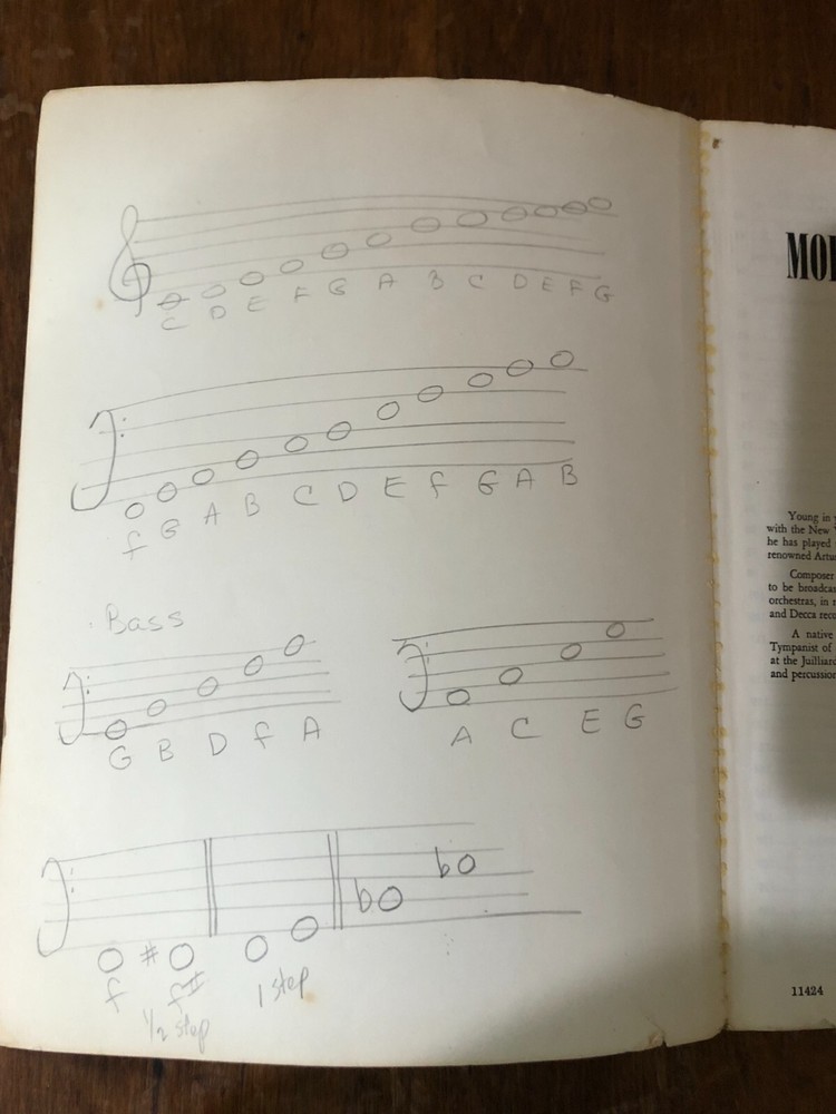 1948 Saul Goodman Modern Method For Tympani Percussion Excercises & Techniques