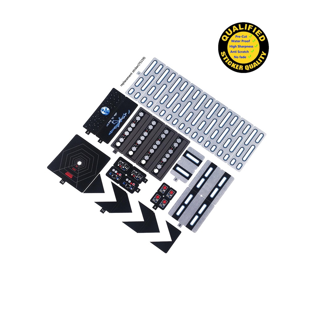 Replacement sticker for set 75159 Precut sticker